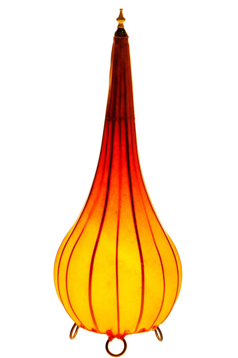 Tafellamp Roana 50 cm van leer | Marokka box