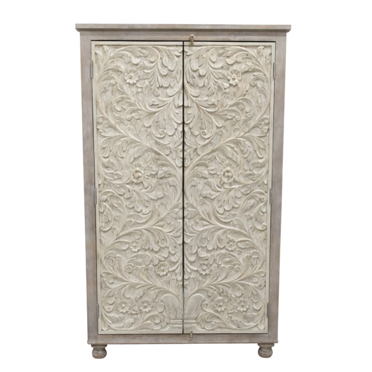 Highboard Raga 180 cm massief hout, boho-vintage, handgemaak
