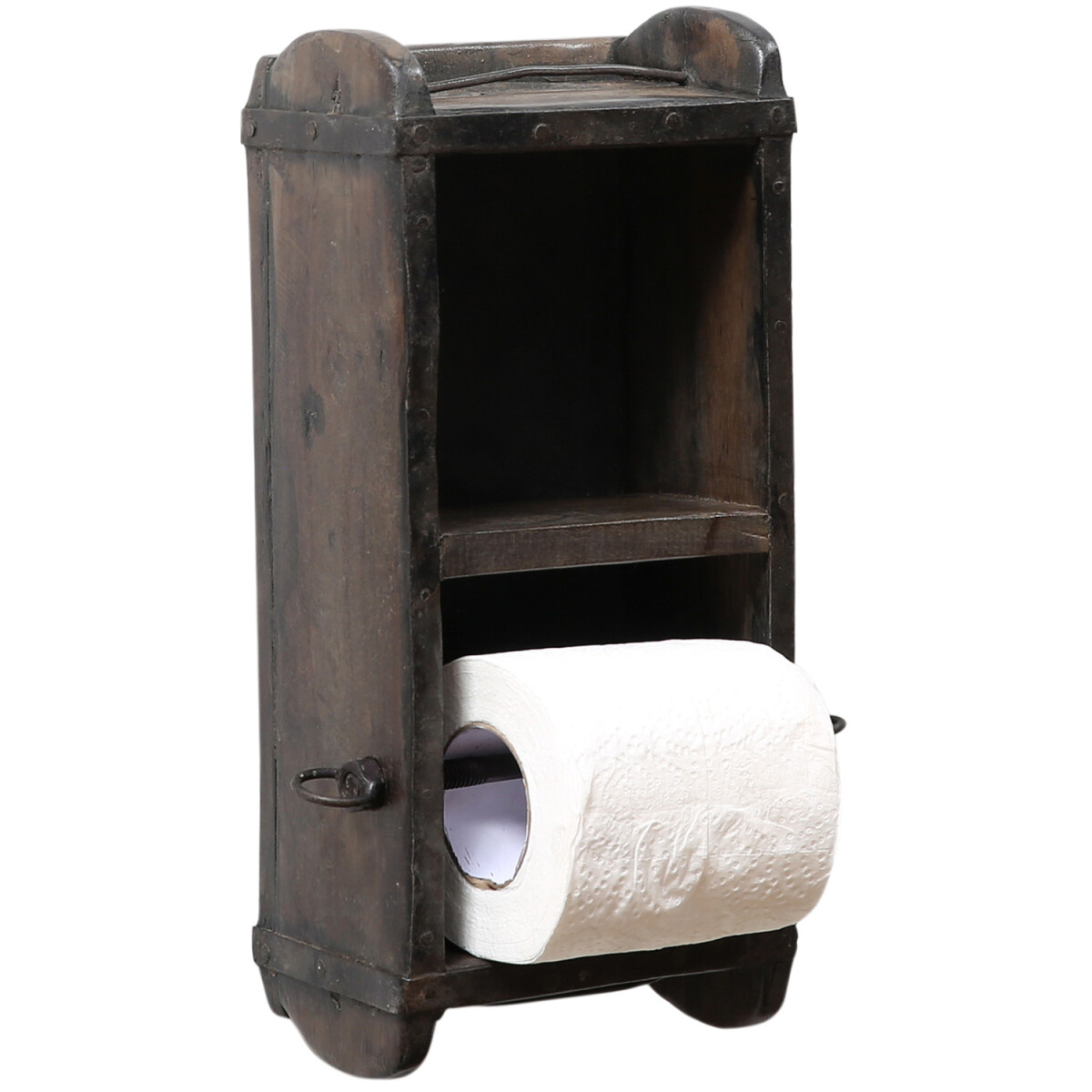 Vintage decoratieve toiletrolhouder en w box