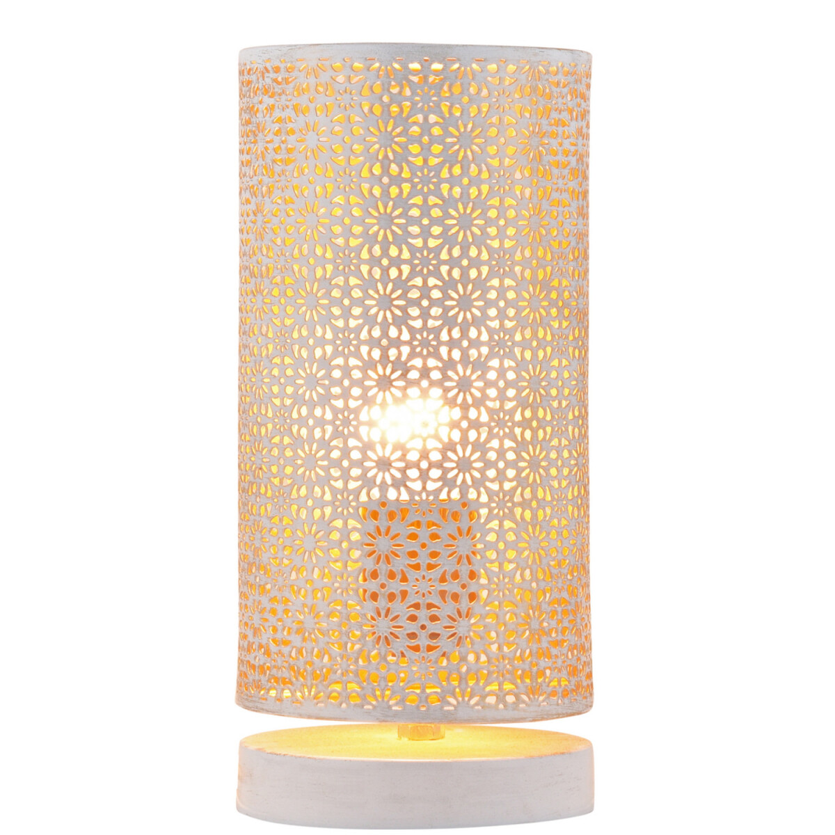 Boho-tafel- en nachtlamp Tuza, wit box