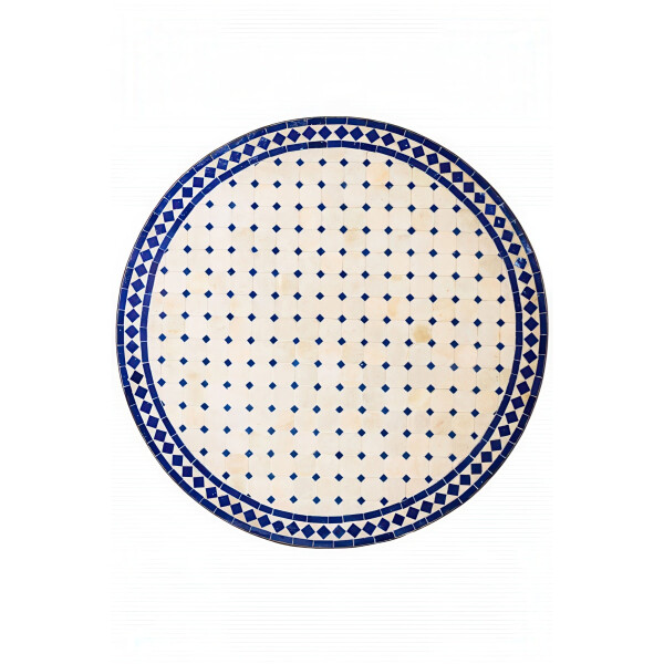 Beige-blauw
